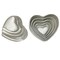 Value Pack of 12 Nested Heart-Shaped Keepsake Box Set - Ivory / 5 pc. Set